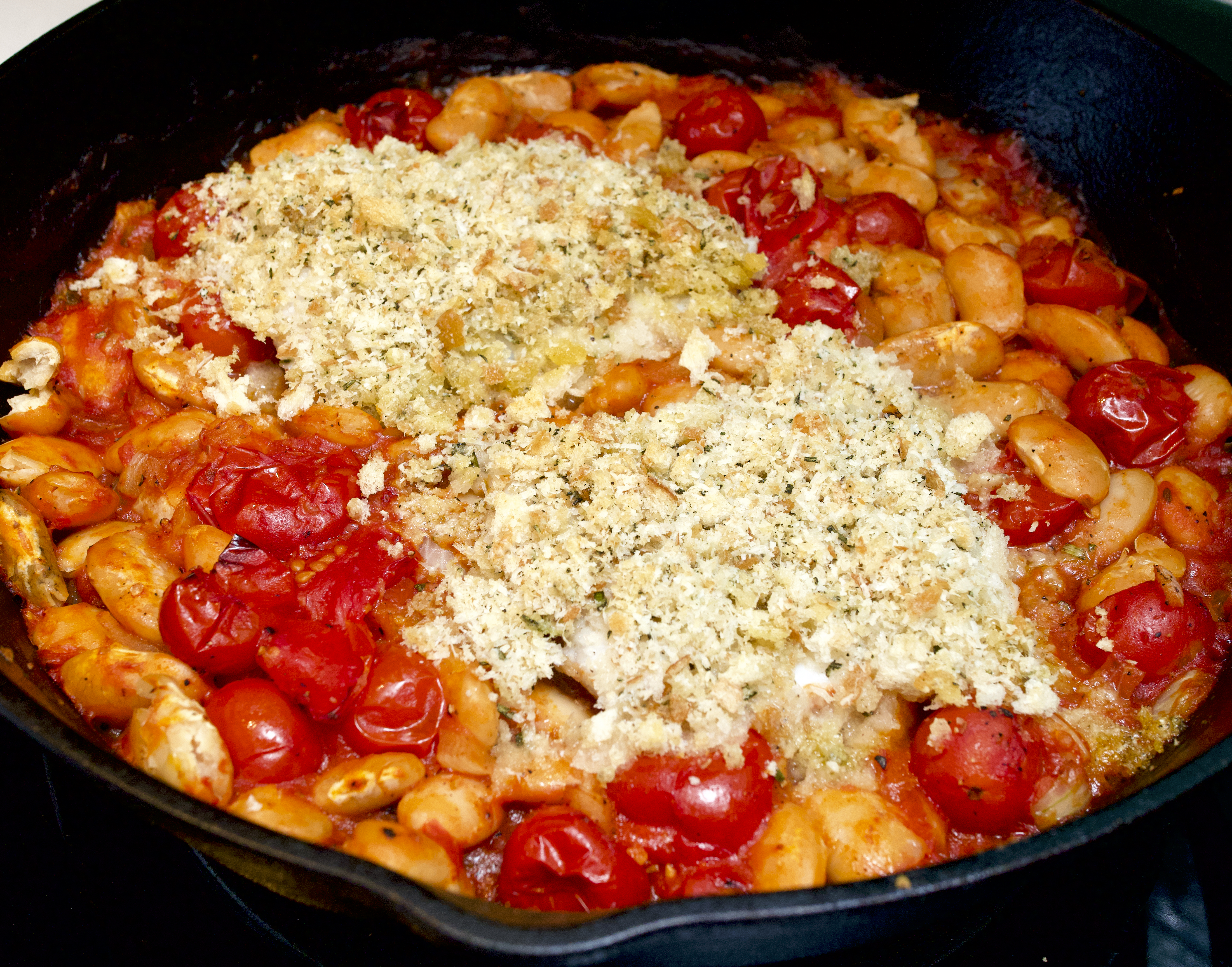 Baked Cod &amp; Butter Beans