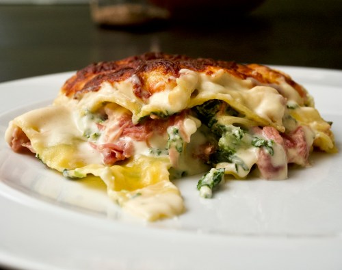 Cheesy Ham Hock, Spinach &amp; Ricotta Lasagne