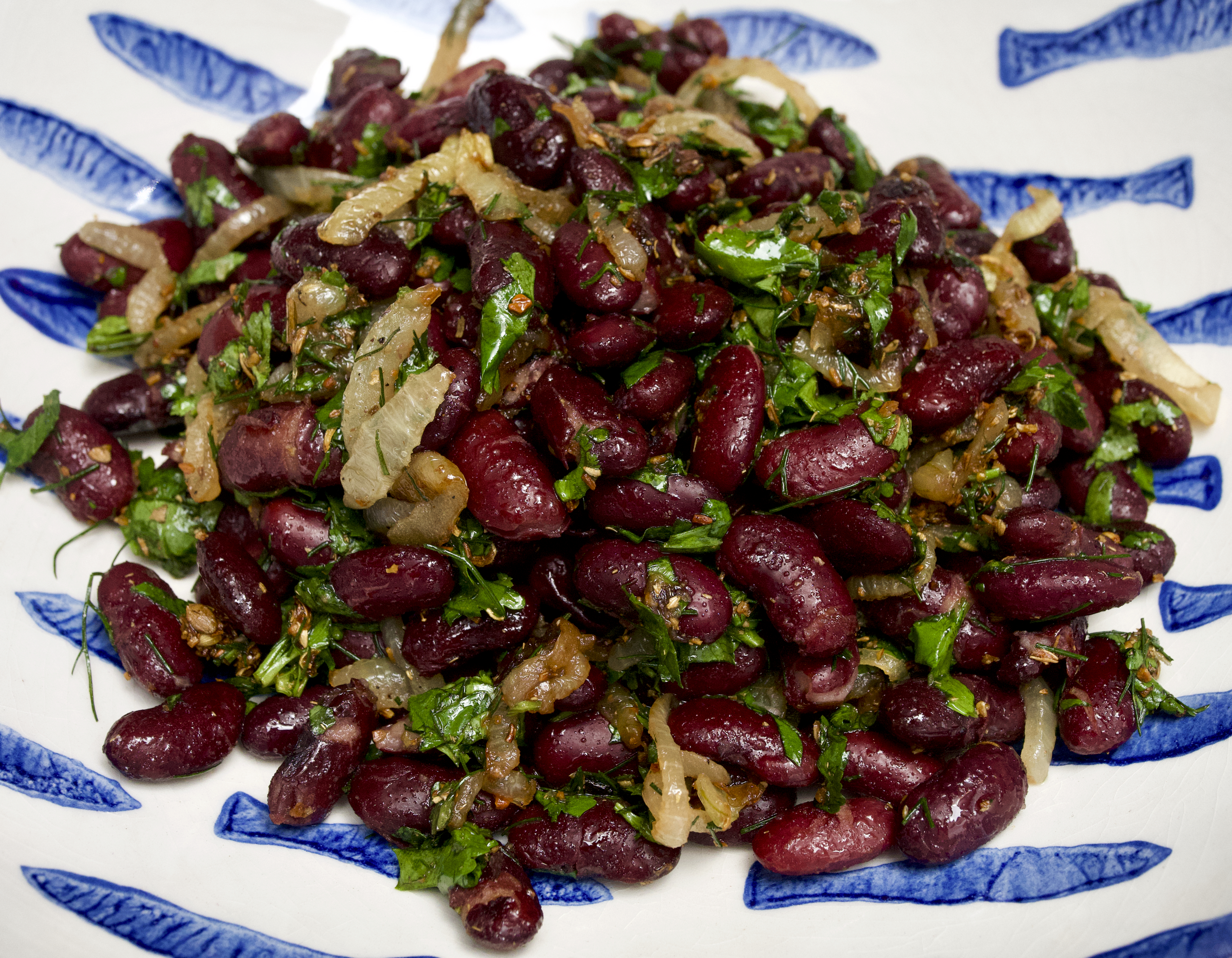 Georgian Kidney Bean Salad