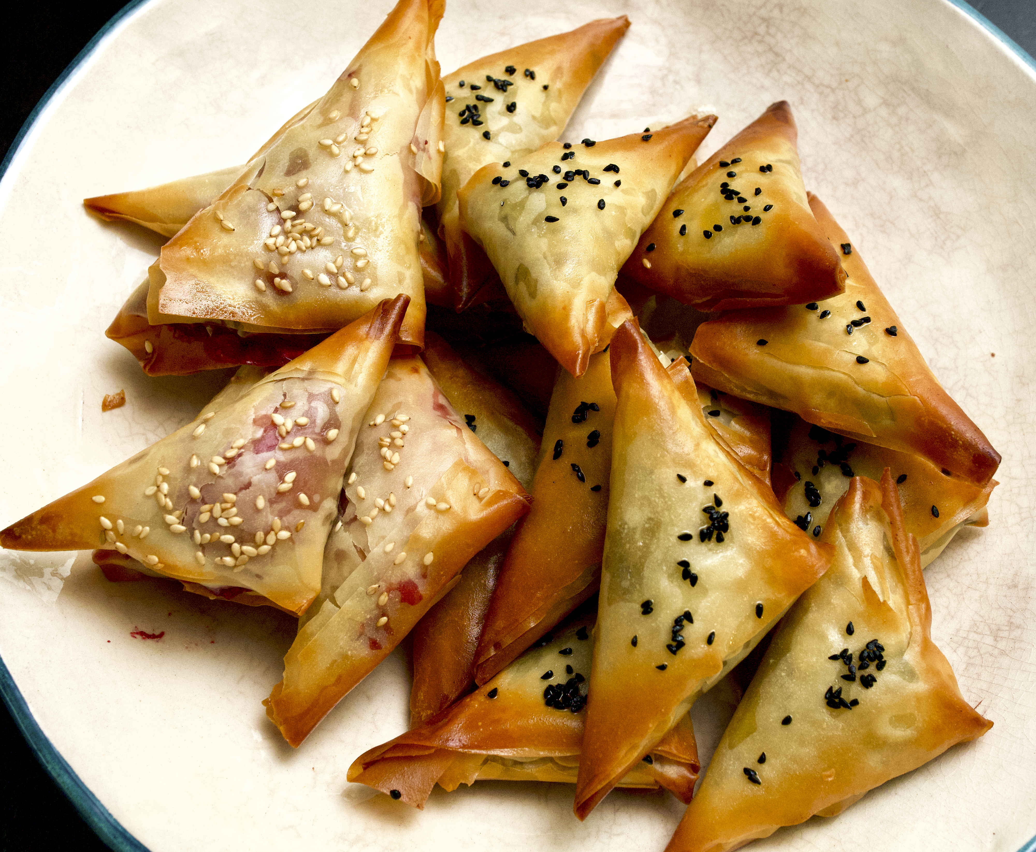 Lamb &amp; Mint Samosas