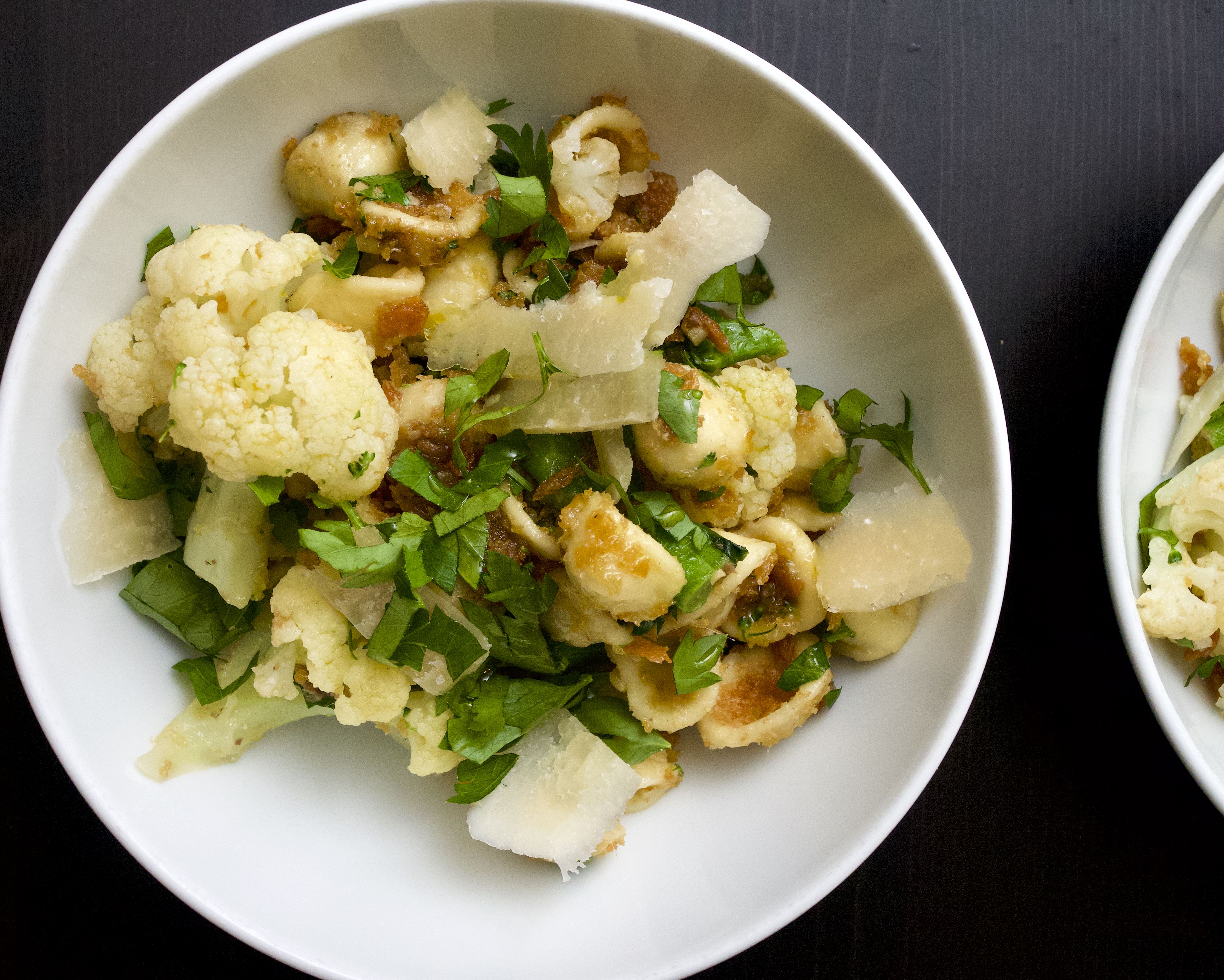 Orecchiette with Broccoli, Cauliflower &amp; Pecorino