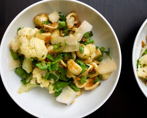 Orecchiette with Broccoli, Cauliflower &amp; Pecorino