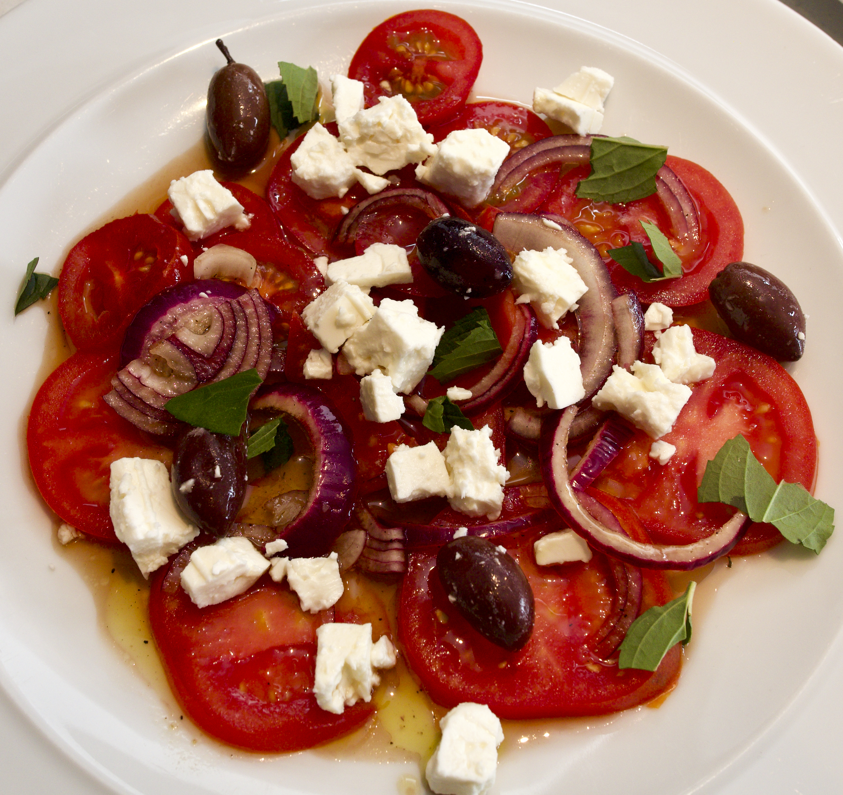 Marinated Tomato &amp; Feta Salad