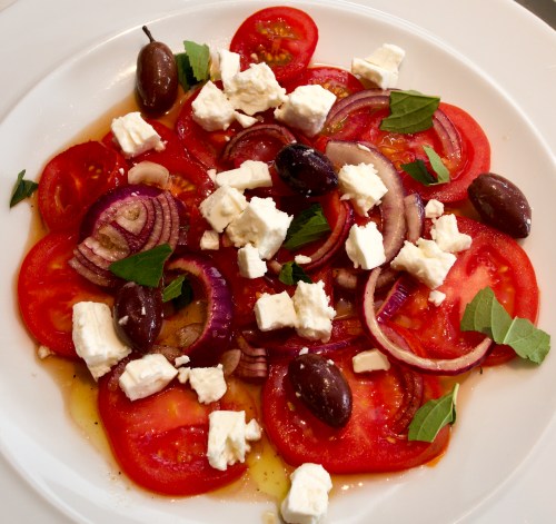 Marinated Tomato &amp; Feta Salad