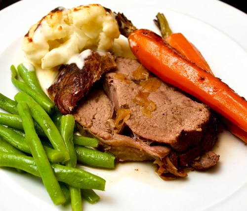 Pot-roast Veal with Carrots and Orange