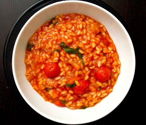 Cherry Tomato Risotto