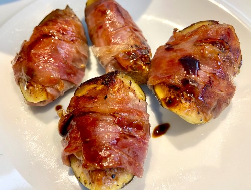 Pan-fried Figs in Parma Ham