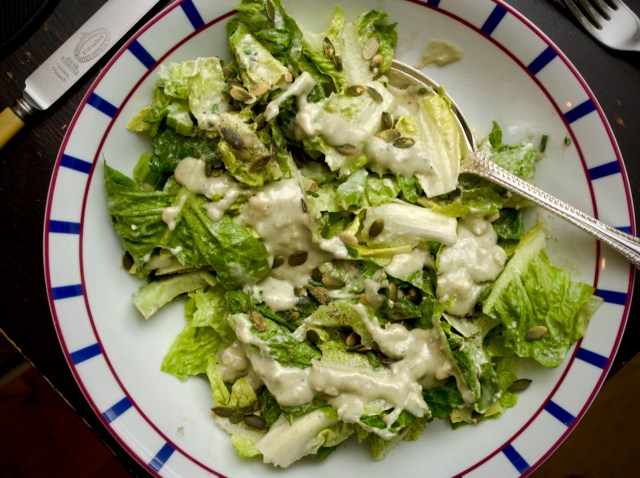 Lettuce & Celery Salad and Blue Cheese Dressing | Jono & Jules do food &  wine